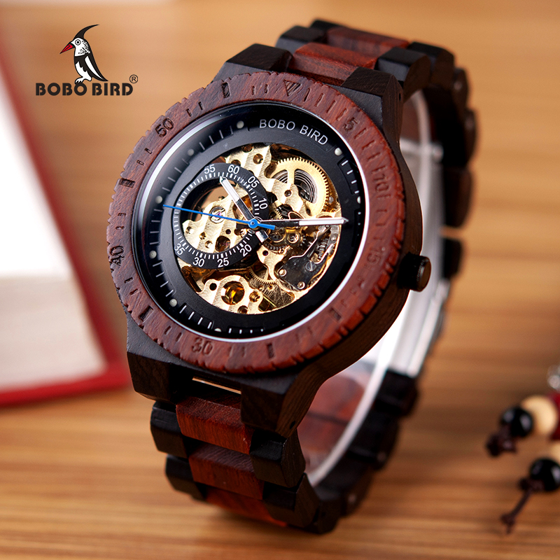 BOBO BIRD's Greatest-Promoting Luxurious Males's Customized Automated Mechanical Picket Watch